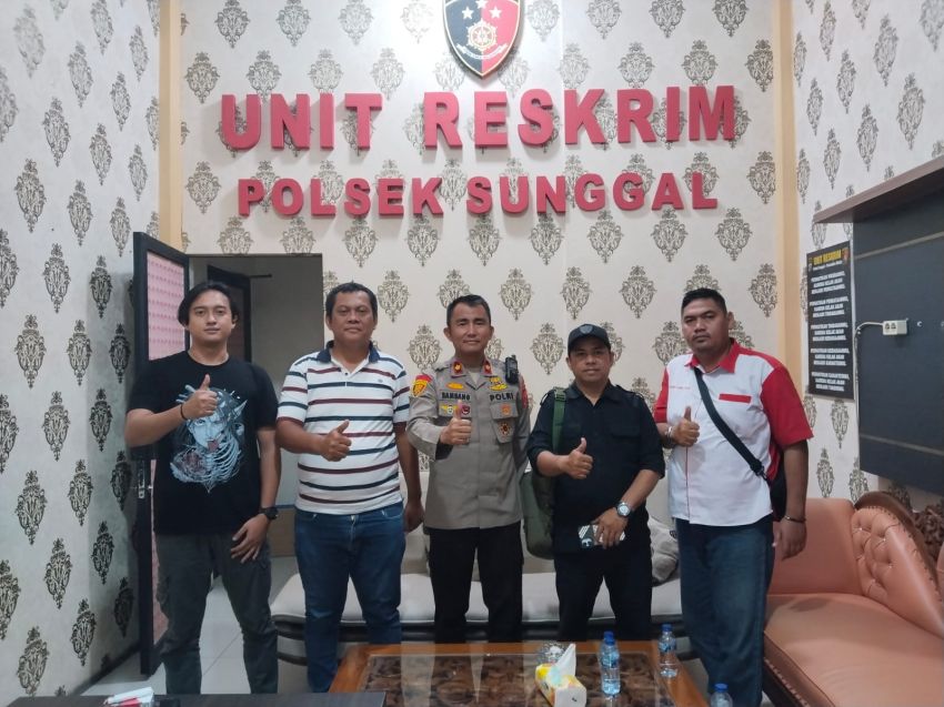 Kapolsek Sunggal Klarifikasi Isu Pembatasan Peliputan, Tegaskan Tak Pernah Larang Wartawan