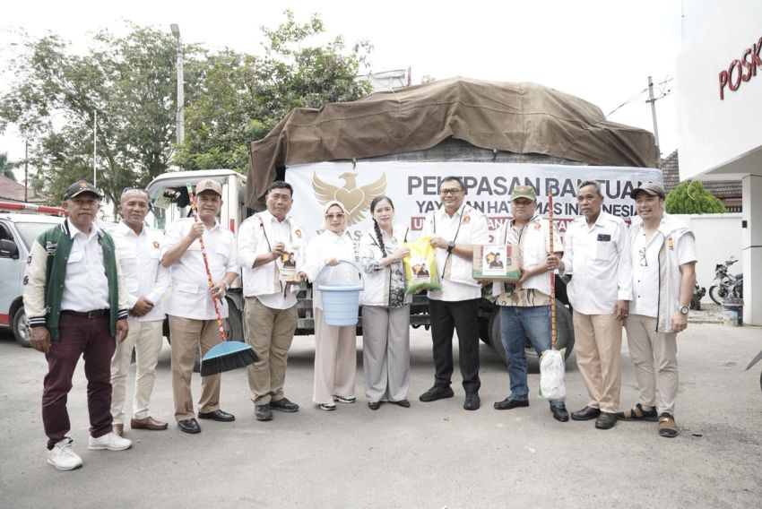 DPD Gerindra Sumut dan Yayasan Hati Emas Salurkan Bantuan ke Daerah Terdampak Bencana