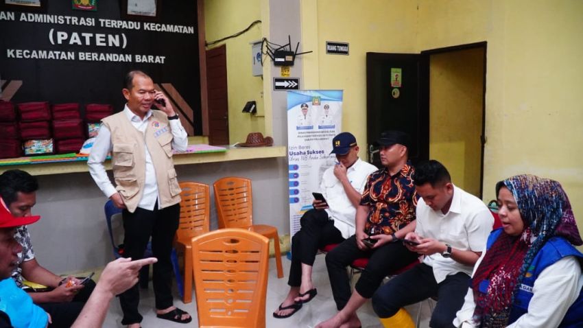 Bupati Langkat Syah Afandin Respon Cepat Tanggapi Banjir di 9 Kecamatan