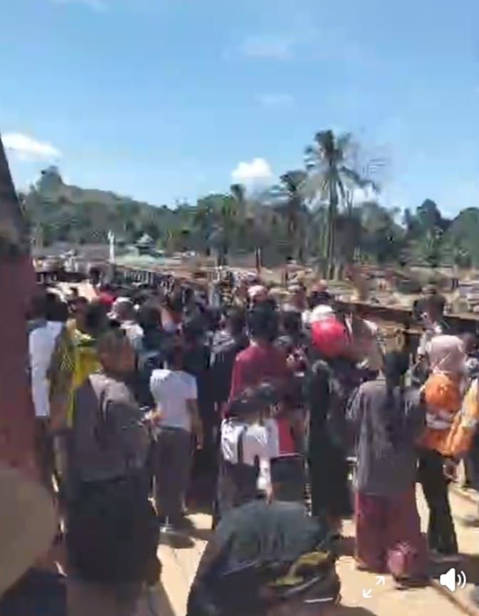 Presiden Prabowo Tinjau Progres Pembangunan Jembatan Garoga di Tapanuli Selatan