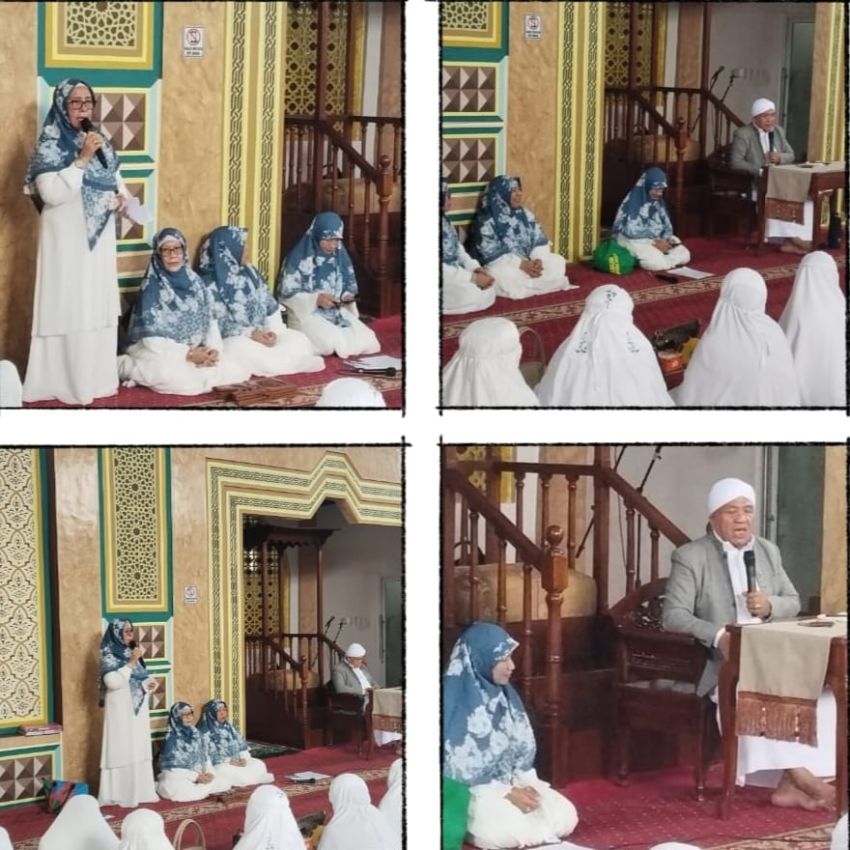 Pengajian Ibu-Ibu Nurul Iman Gelar Shalat Tasbih, Tabligh Akbar, Muhasabah, dan Doa Bersama