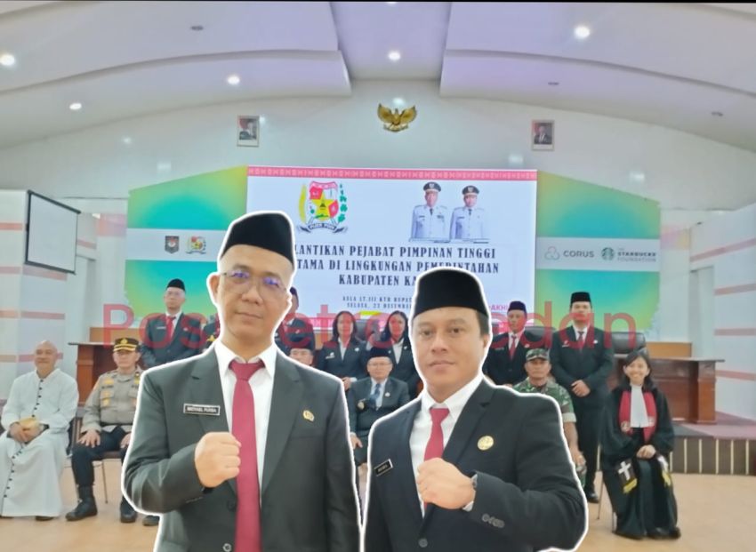 Bupati Karo Lantik 8 Pejabat Tinggi Pratama Di Lingkungan Pemkab Karo, Berikut  Nama- namanya