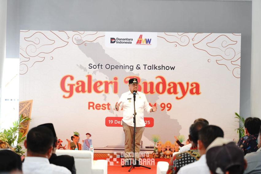Bupati Batu Bara Hadiri Soft Opening dan Talk Show Galeri Budaya
