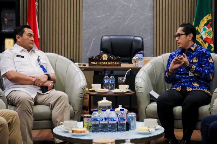 Terima Audiensi Kepala BNN Provinsi Sumut, Rico Waas Bahas Pembentukan BNN Kota Medan