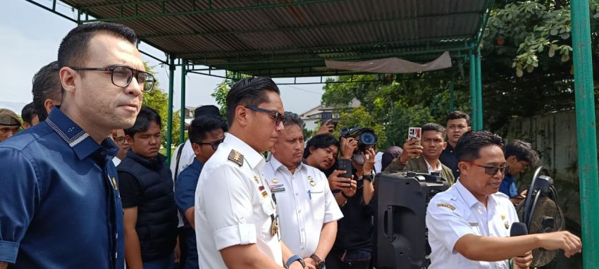 Wali Kota Medan Rico Waas Terima Bantuan 10.000 Geobang Dari PT.Karxindo Artama Untuk Benteng Pengendalian Erosi Sungai