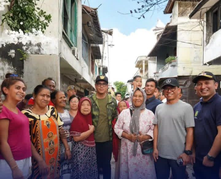 Rico Waas dan Zakiyuddin Harahap Tinjau Gang Makmur Kelurahan Lalang, Pastikan Pemulihan Pascabanjir Berjalan Cepat