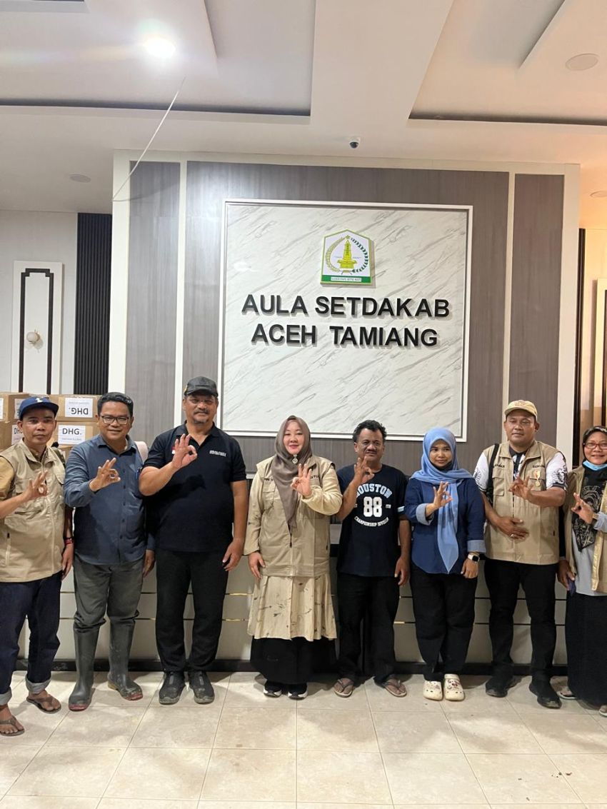 PGRI Bengkalis Bantu Korban Bencana Aceh Tamiang, Pemda Terharu dan Apresiasi