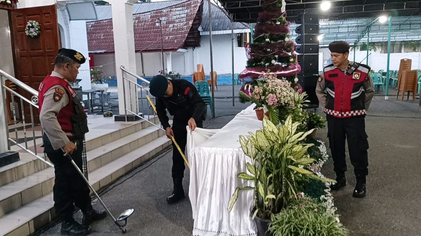 Polda Sumut Perketat Pengamanan Gereja