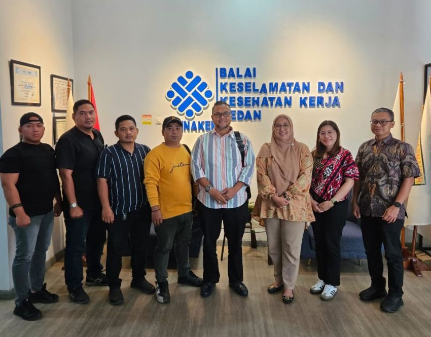 Sambut Bulan K3 Februari, Dewan K3 Komisi III Silaturahmi ke Balai K3