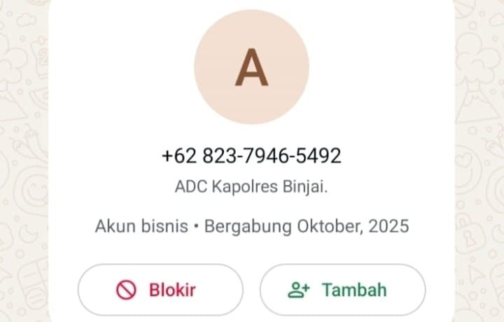 Penelpon Gelap Ngaku Kapolres Binjai Minta Duit ke Anggota Dewan Binjai