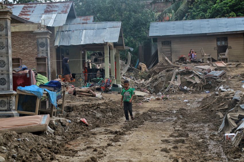 Potret Kecamatan Langkahan Aceh Utara Pascalongsor dan Banjir Bandang Melanda