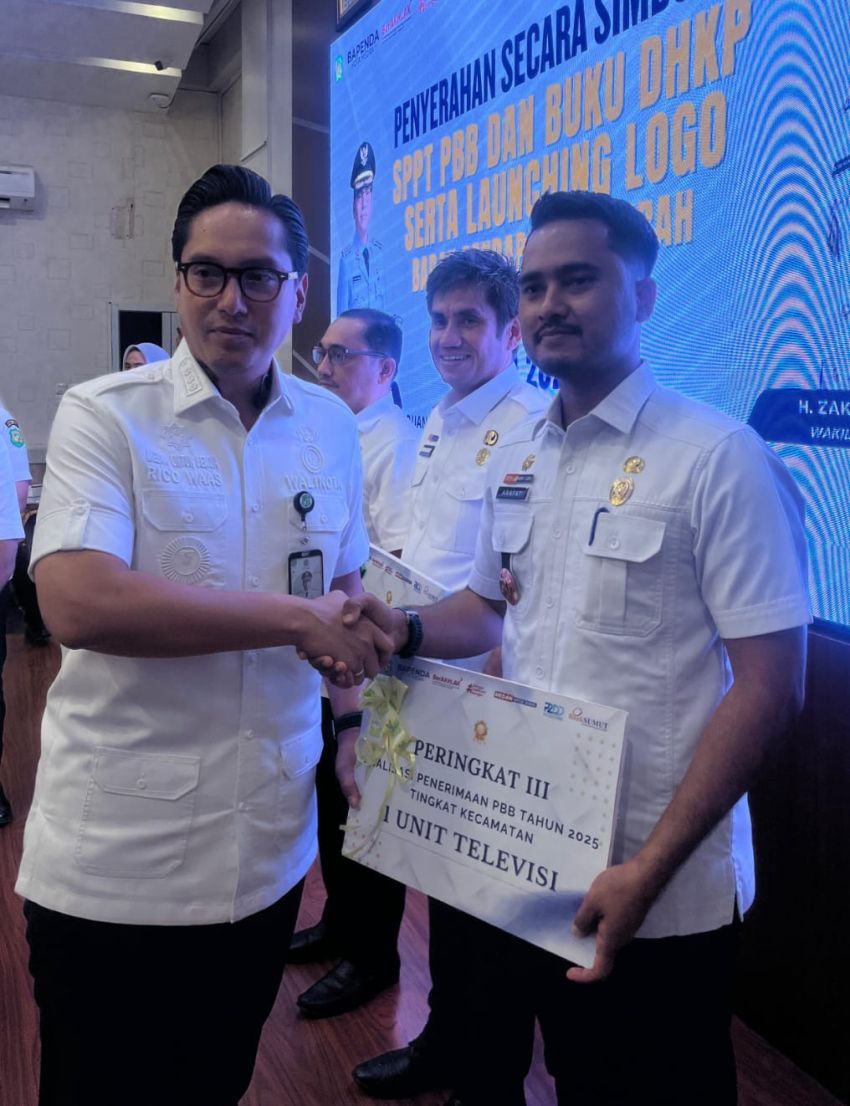 Kecamatan Petisah Terbaik 3 dalam Realisasi PBB 2025