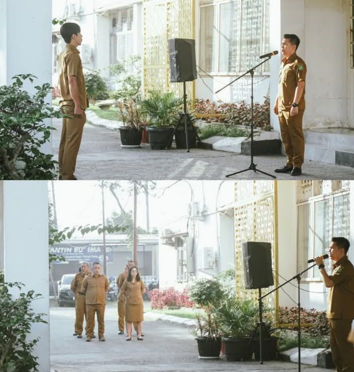 Apel Pagi Dinas SDABMBK Kota Medan,  Tekankan Disiplin dan Taat Administrasi Kepegawaian