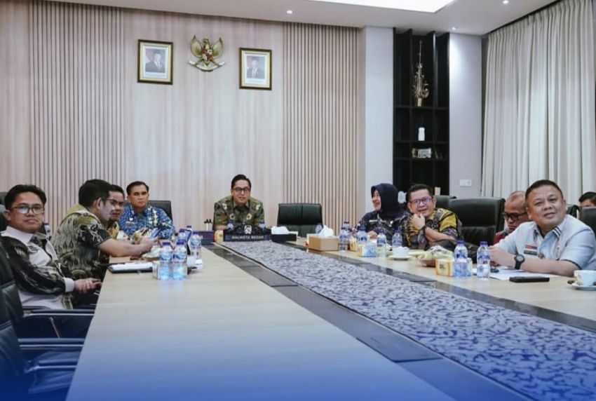 Plt Kadis SDAMBMK Dampangi Wali Kota Medan Dukung Percepatan Rehabilitasi dan Rekonstruksi Pasca Bencana Sumut