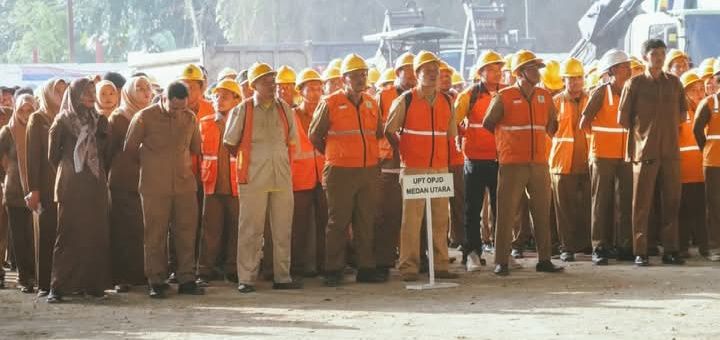 Apel Gabungan Dinas SDABMBK Kota Medan, Awali Kinerja Tahun 2026