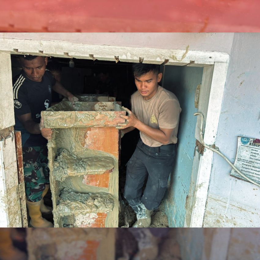 Brimob Batalyon C Bersinergi Bangun Air Bersih dan Fasilitas Warga di Batang Toru