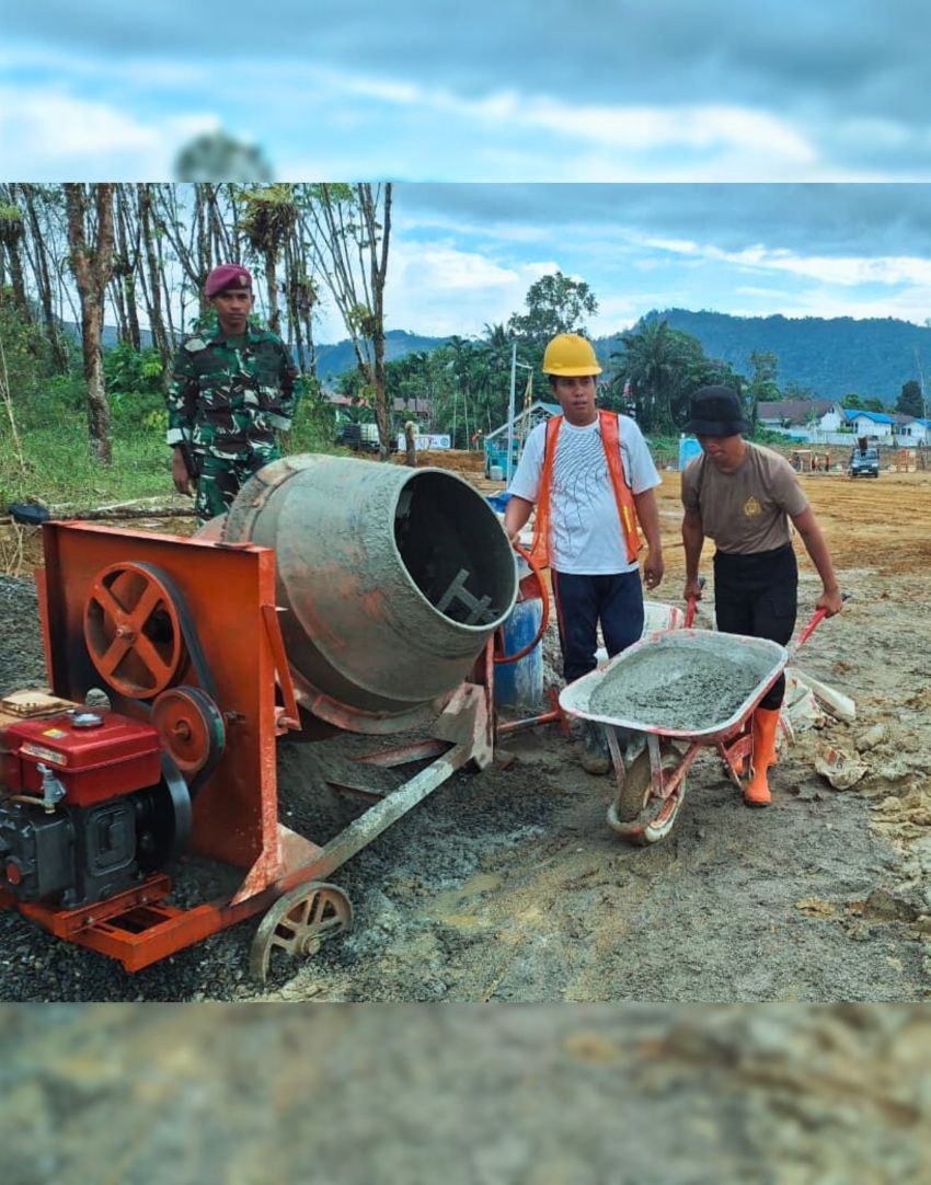 Aksi Nyata Brimob Sumut di Lima Desa Batang Toru, Pemulihan Terus Berjalan