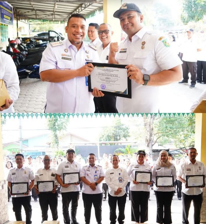 Camat Medan Selayang Serahkan Penghargaan Kelurahan Terbaik dan Lantik Pengurus STM