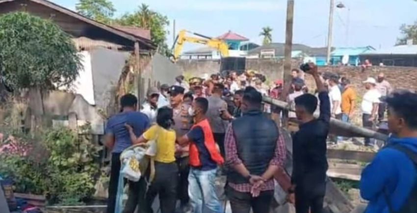 PN Medan Eksekusi Tanah dan Bangunan Jalan Bunga Sakura, Berakhir Rusuh