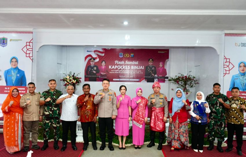 Pisah Sambut Kapolres Binjai, Wali Kota Dorong Kolaborasi Jaga Stabilitas Daerah