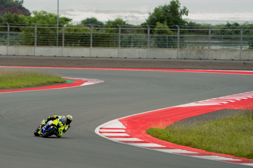 Momen Bersejarah, Valentino Rossi Perdana Mengaspal di Sirkuit Mandalika