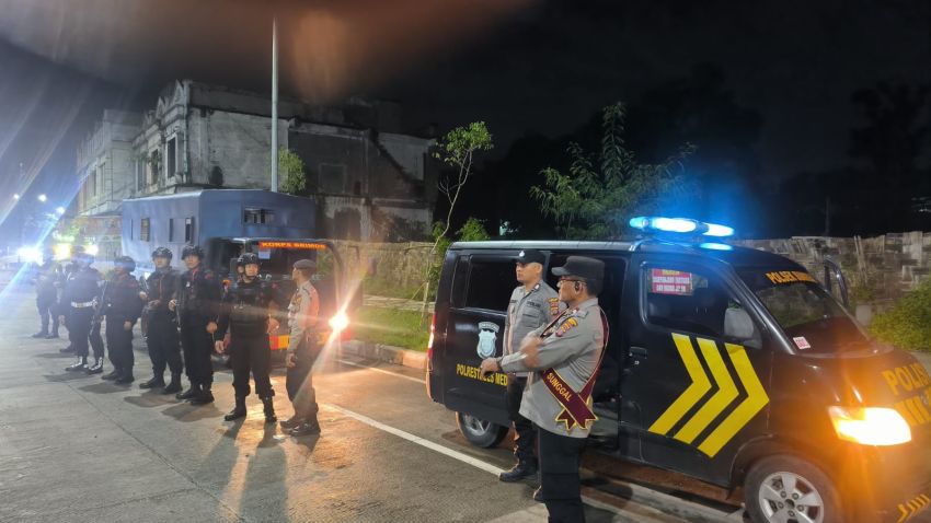 Polsek Sunggal Gelar Patroli Gabungan, Antisipasi Kejahatan Jalanan dan Narkoba