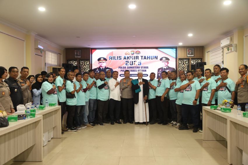 Rilis Akhir Tahun, Kombes Jean Calvijn: Angka Kejahatan di Kota Medan Turun Sepanjang Tahun 2025