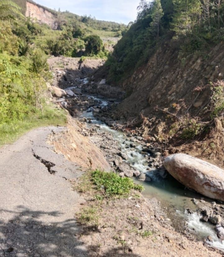 Desa Batunagodang Siatas, Humbahas, Terisolir Akibat Bencana Alam