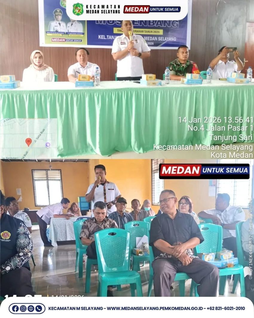 Musrenbang Tahun 2026 : Kelurahan Tanjung Sari Berharap Infrastruktur Paling Utama