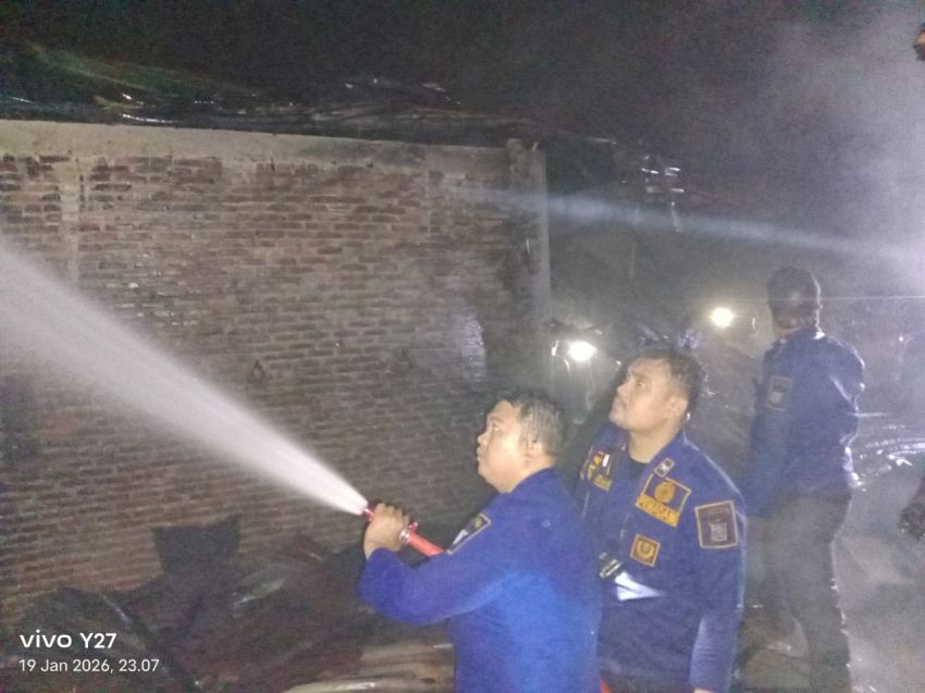 3 Rumah di Tanjungbalai Terbakar, Kerugian Capai Ratusan Juta Rupiah