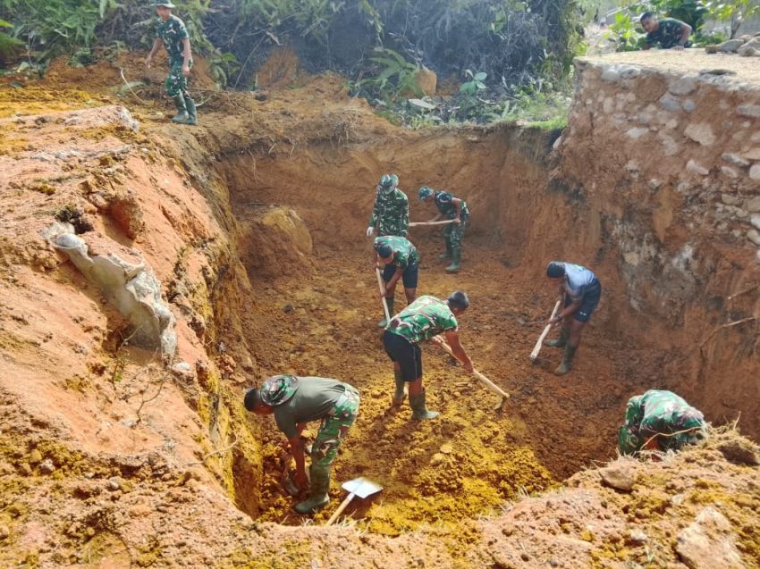 Satgas Gulbencal Kodam I/BB Mulai Bangun Jembatan Gantung Perintis Garuda Penghubung Sipan&ndash;Sihaporas