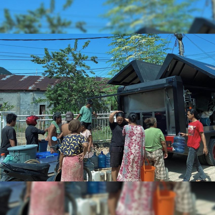 Brimob Sumut Hadirkan Kehidupan di Tengah Krisis Air di Sibuluan Nauli