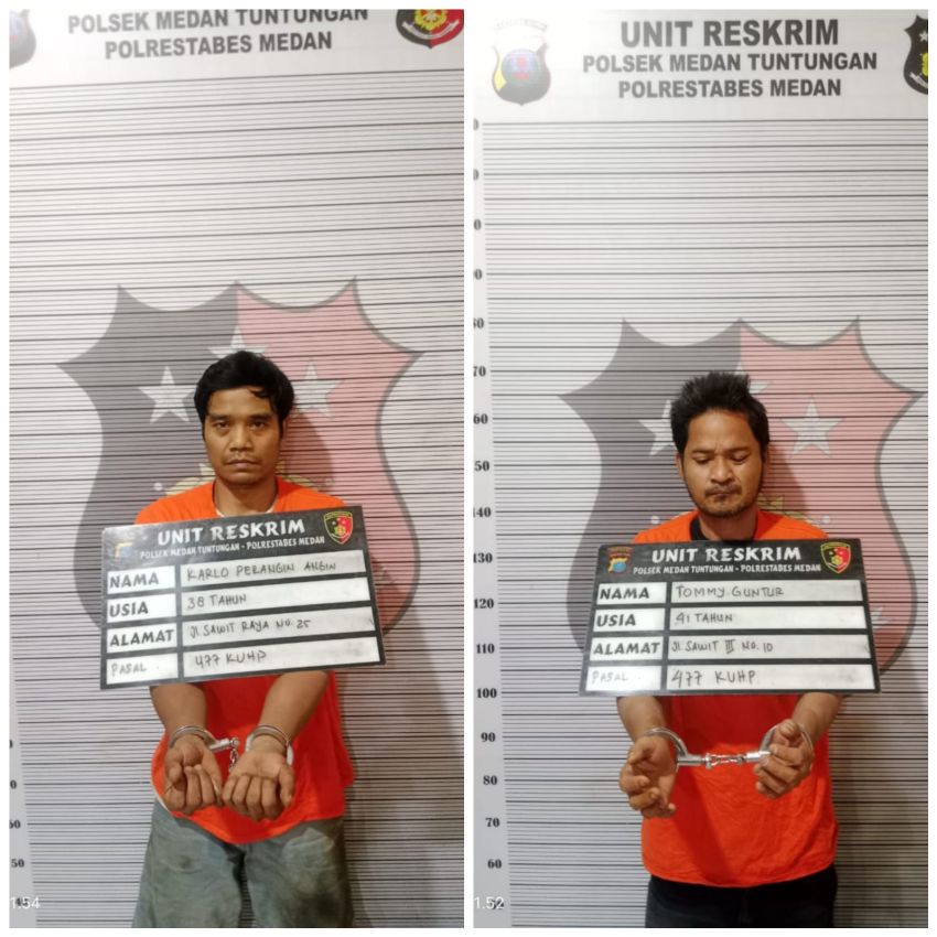 Gasak Besi Tower Protelindo, 2 Pria Digulung