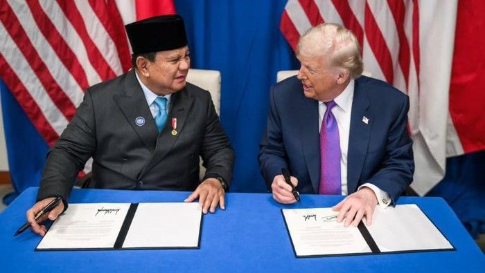 Tak Telawan..! Prabowo Sor Kena Umbang Donald Trump