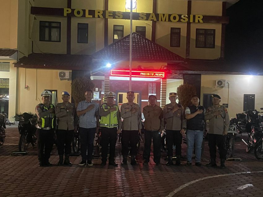 22 Unit Knalpot Brong Diamankan Polres Samosir, Razia Digelar Hingga Minggu Dini Hari