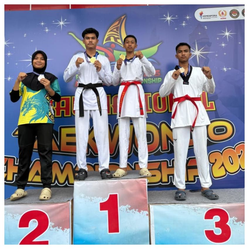 Siswa MAN 1 Palas Borong 4 Medali di Riau National Taekwondo Championship 2026