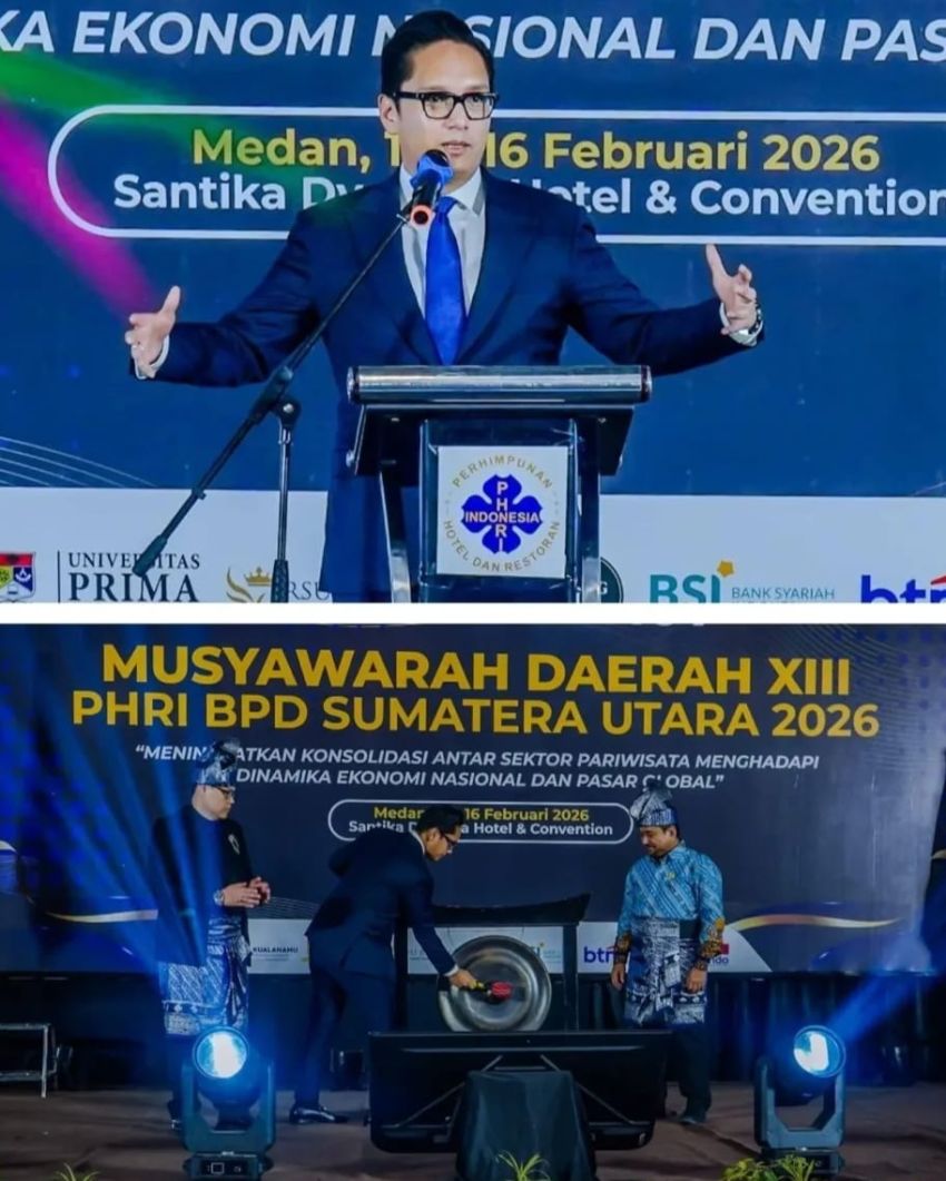 Rico Waas:Kepengurusan Baru PHRI Sumut Harus Perkuat Daya Saing Pariwisata