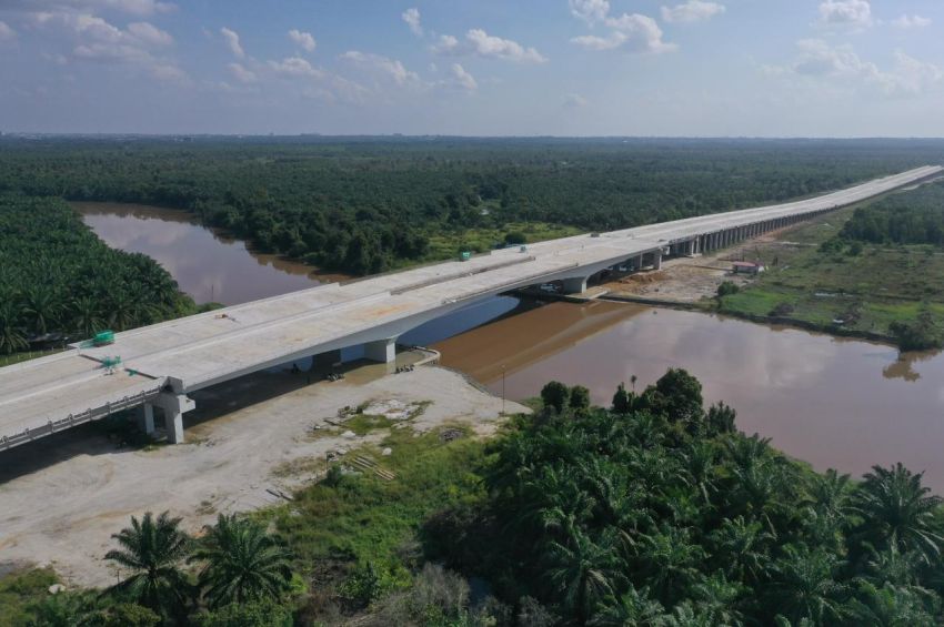 Progres Capai 98 Persen, Jembatan Siak Perkuat Konektivitas Rengat&ndash;Pekanbaru