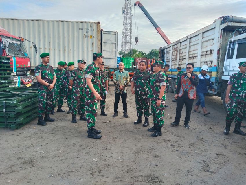 Pangdam I/BB Tinjau Distribusi Jembatan Modular di Titi Papan, Perkuat Akses Desa Terpencil di Sumatera Utara