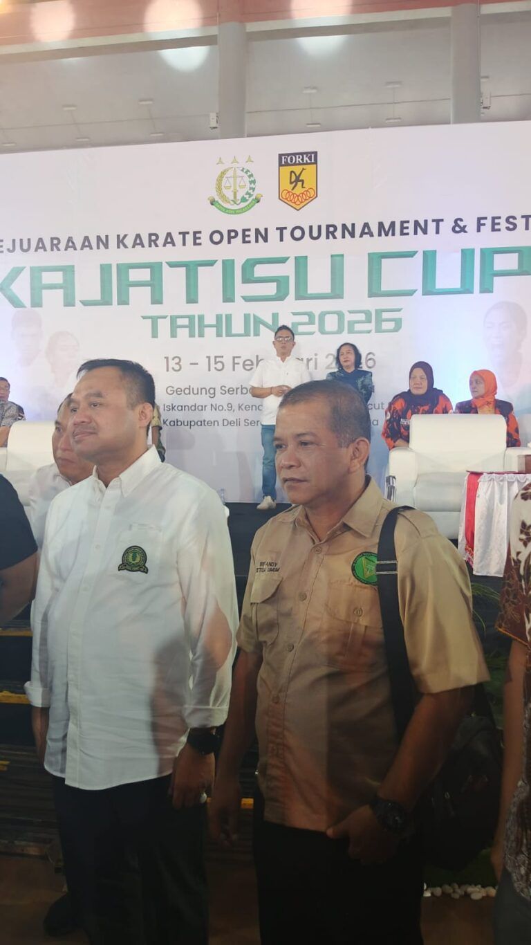 Ketua Forwaka Sumatera Utara dan Ketua PWI Sumut Hadiri Pembukaan Kejuaraan Karate Open Turnamen dan Festival Kajatisu CUP II