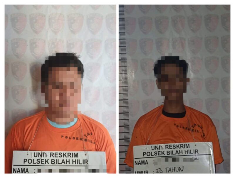 Pemasoknya Lari, 2 Pengedar Sabu Diringkus dari Dua Lokasi Berbeda di Bilah Hilir