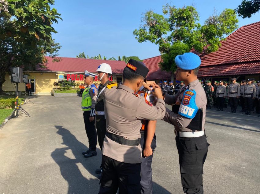 Polres Binjai Gelar Apel Operasi Keselamatan Toba 2026 Jelang Ramadan dan Idul Fitri