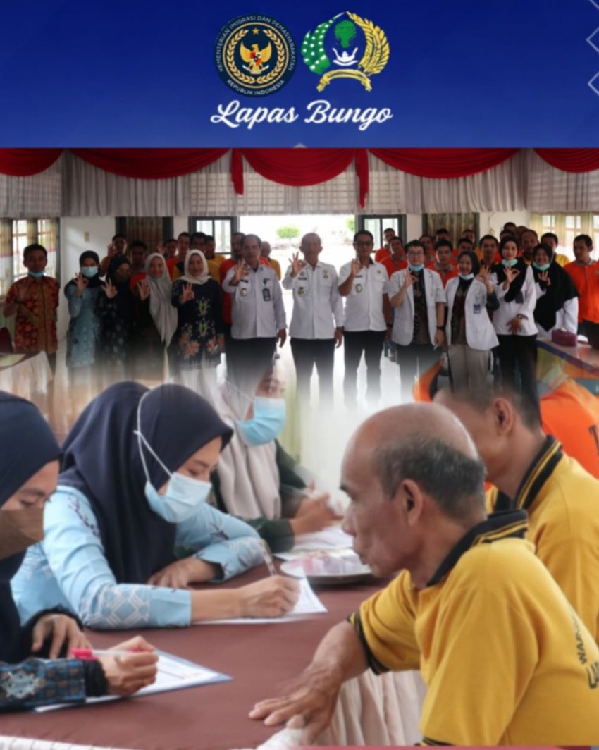 Antisipasi Penyakit Menular, 76 WBP Lapas Muara Bungo Gelar Pemeriksaan Penyakit Kelamin Dan Hepatitis C