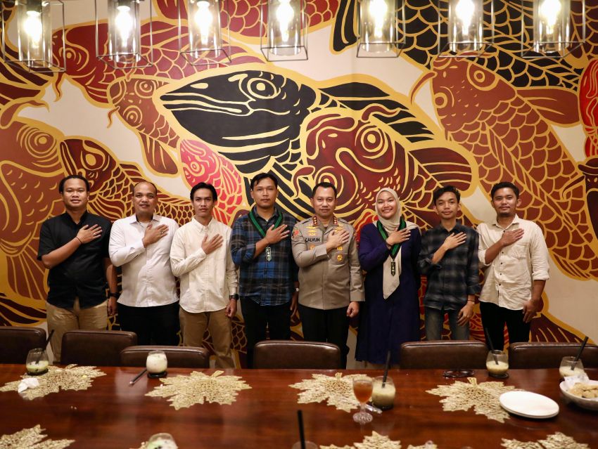 Pererat Silaturahmi di Bulan Ramadhan, Kapolrestabes Medan Buka Puasa Bersama Badko HMI