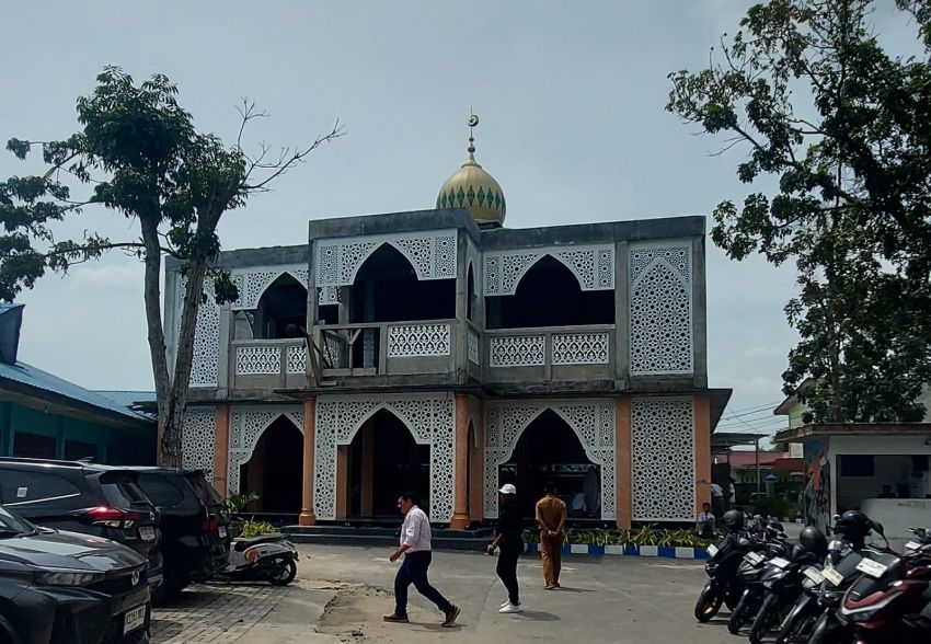 Masjid Al-Nurhasanah SMAN 2 Lubuk Pakam  Berdiri Megah