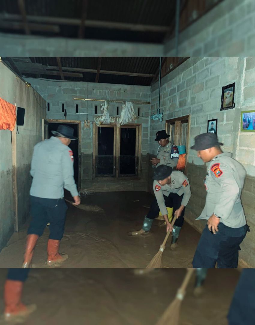 Sigap Sebelum Banjir Susulan Datang, Polda Sumut Bergerak Cepat Evakuasi Warga Di Tapteng