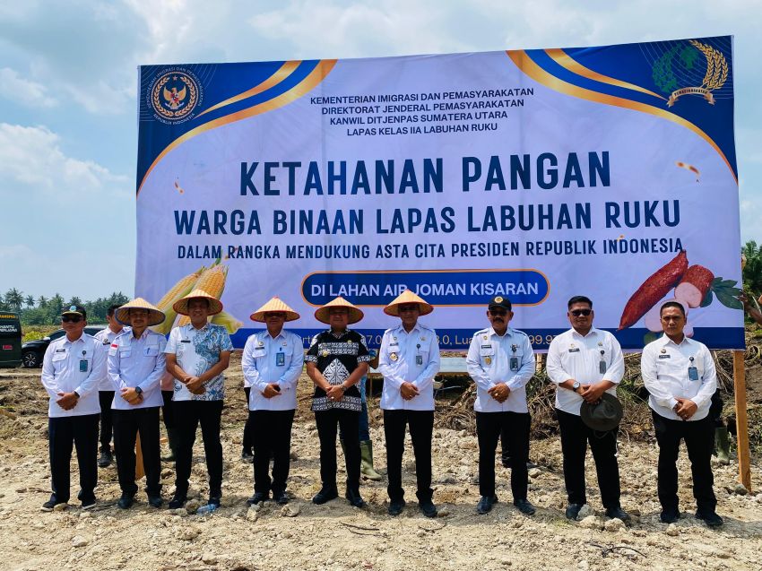 Implementasi Program Aksi Menteri Imipas, Lahan Sawit Dialihfungsikan Jadi Lahan Pertanian