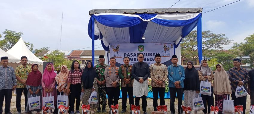 Buka Pasar Murah Sambut Ramadan dan Idul Fitri, Rico Waas: Medan Simbol Keberagaman Indonesia