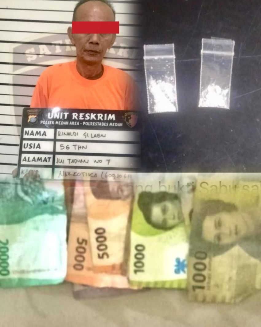 Apes, Kena Jebakan Batman, Pengedar Sabu Ini Gol di Polsek Medan Area