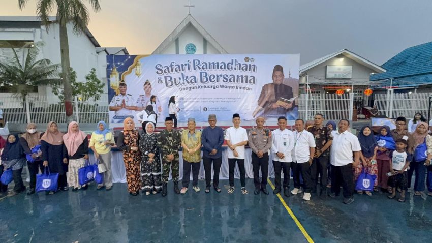 Warga Binaan Rutan Medan Buka Puasa Bersama Keluarga